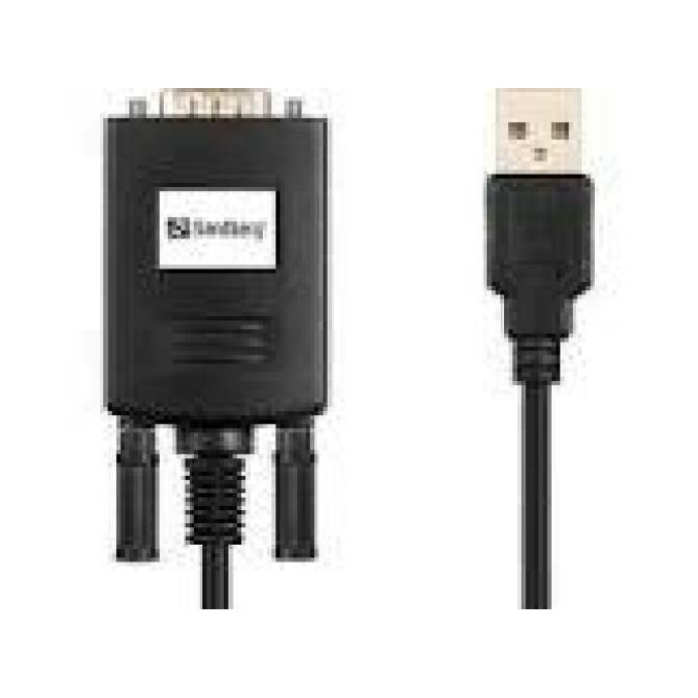 SANDBERG USB to Serial Link 9-pin USB 2.0 adapter for Serial COM 9-pin devices Mobile RS232