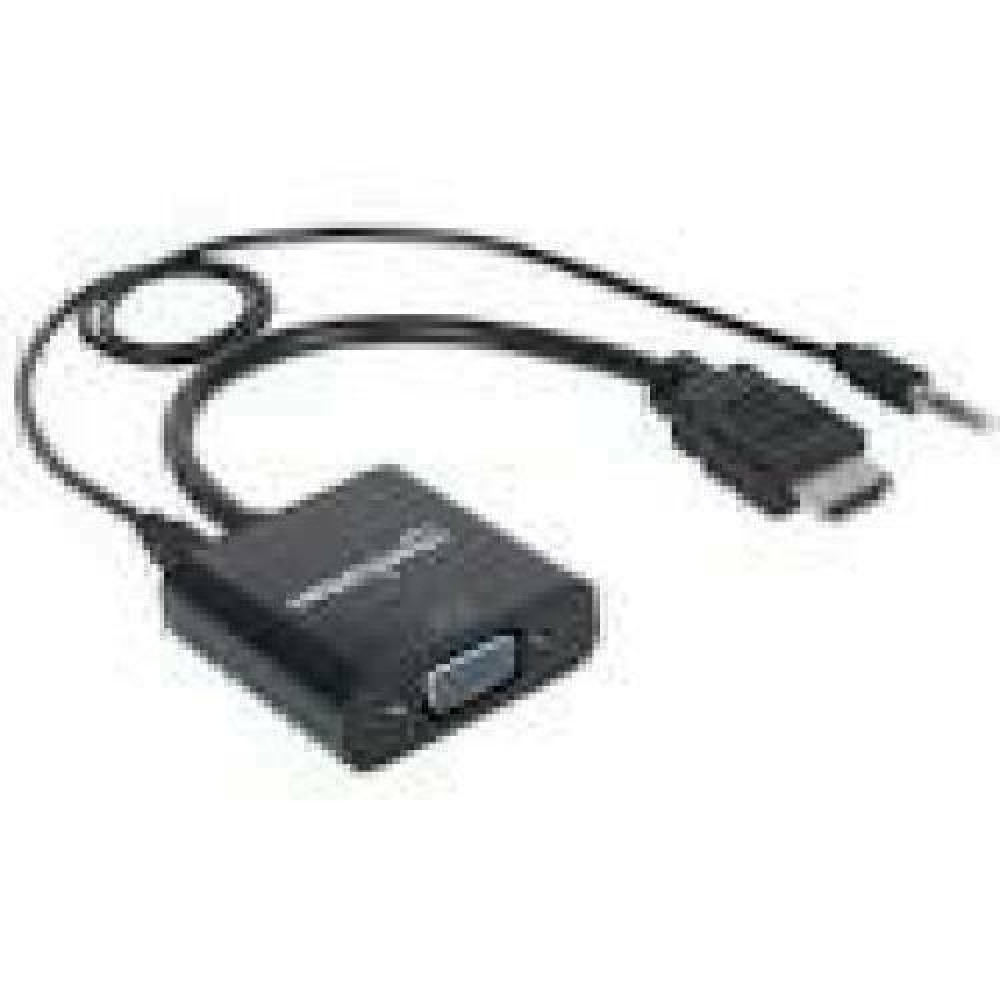 MANHATTAN HDMI to VGA Converter HDMI Male to VGA Female black Polybag