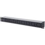 INTELLINET PDU 19inch 8-Output C19 Power Distribution Unit With Removable Power Cable and Rear C20 Input