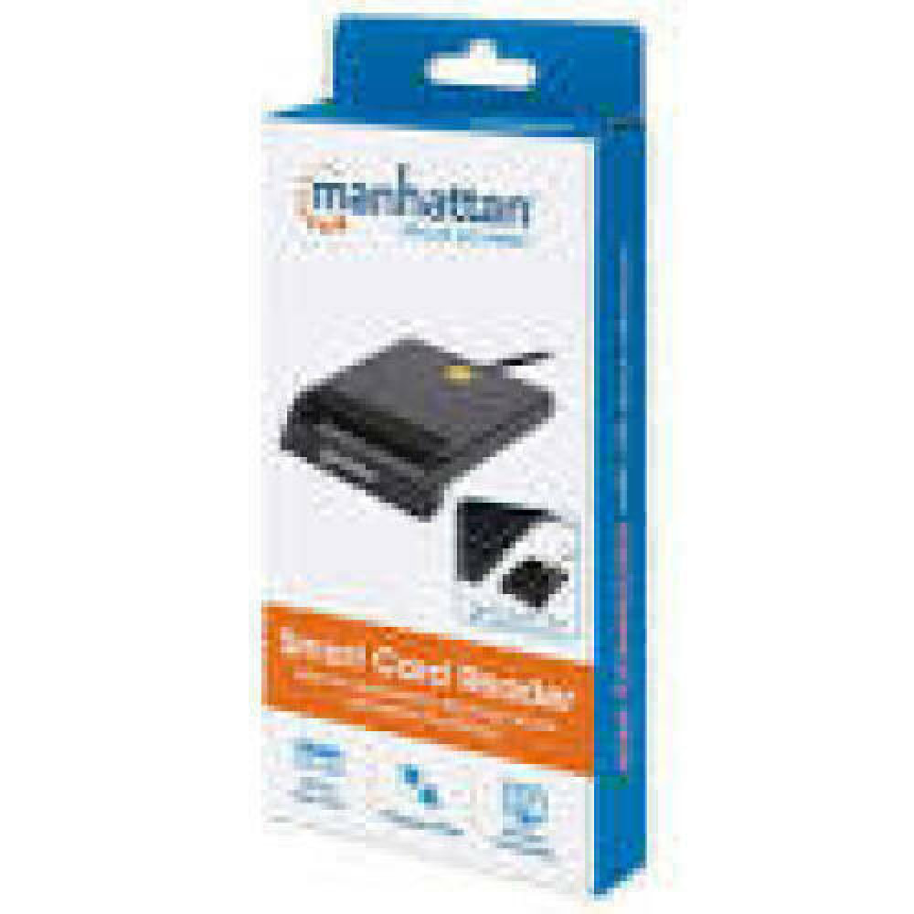 MANHATTAN Smart Card Reader Compatible with friction-type contact smart cards