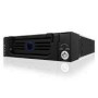 ICY BOX IB-138SK-B-II SATA Mobile Rack for 3.5inch SATA HDDs KeyLock as Powerswitch LEDs 4and15-Pin Power Connector Fullmetal black