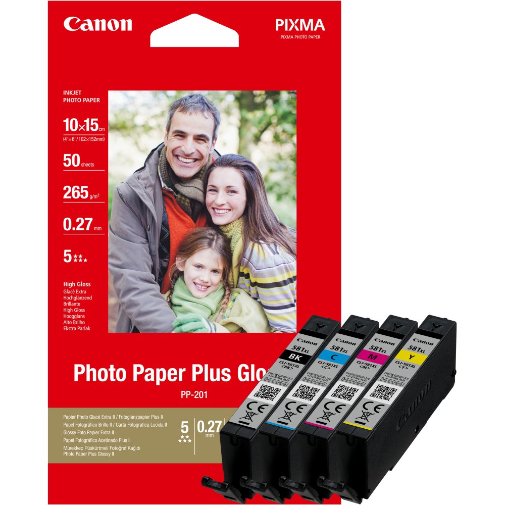 CANON INK CLI-581XL BK/C/M/Y PHOTO