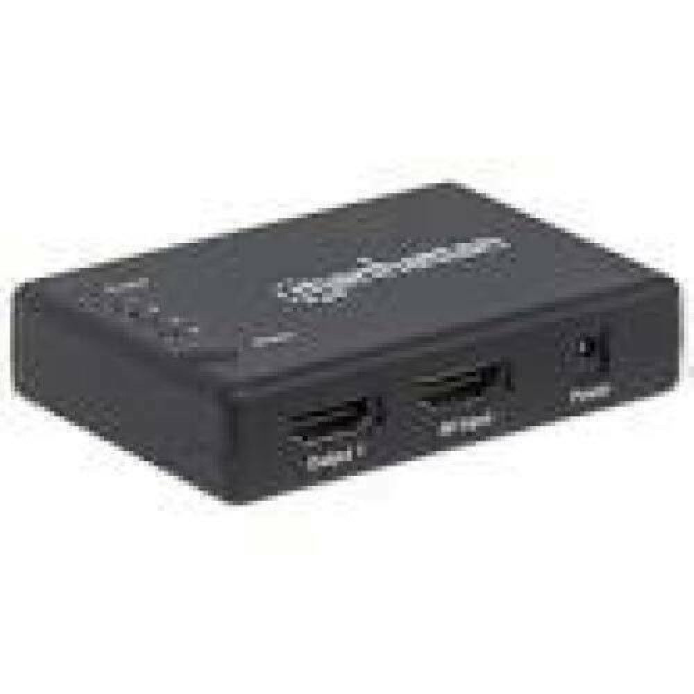MANHATTAN 4K 4-Port HDMI Splitter black 4K60Hz AC Powered