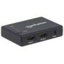 MANHATTAN 4K 4-Port HDMI Splitter black 4K60Hz AC Powered