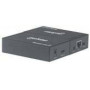 MANHATTAN 1080p HDMI over IP Extender Kit Extends 1080p Signal up to 120m with a Switch and Single Ethernet Cable IR Support Black