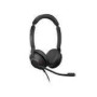 JABRA Evolve2 30 SE MS Stereo Headset on-ear wired USB-A noise isolating Certified for Microsoft Teams