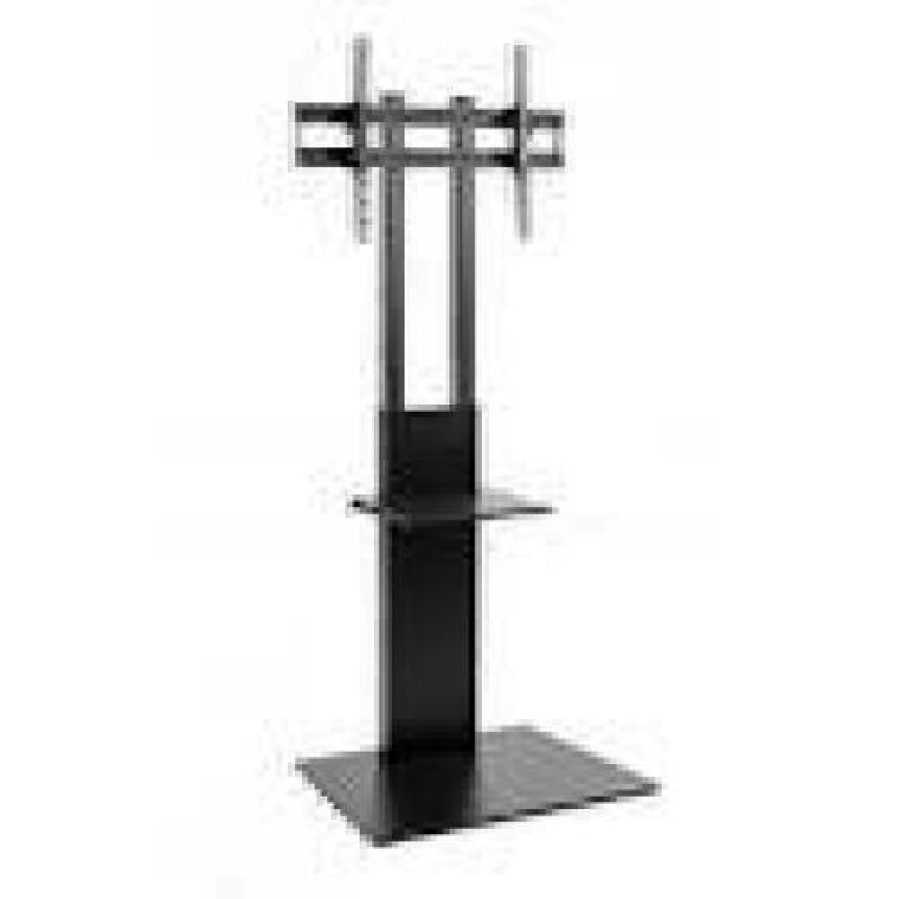 REFLECTA TV Stand Elegant 70S black 37-70inch with extra shelf max load 5kg max load TV 40kg