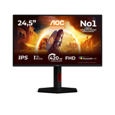 AOC 25G4KUR 24.5inch 1920x1080 Fast IPS Flat H/A 130MM 400Hz USB HUB DP HDMI 400cd/m2