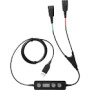 JABRA Link 265 USB with 2 QD Training cable with mute option