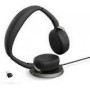 JABRA Evolve2 65 Flex MS Stereo Headset on-ear Bluetooth wireless active noise cancelling USB-C black Certified for Microsoft Te