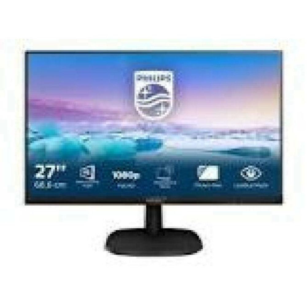 PHILIPS 273V7QDAB 27inch W-LED FHD 1920x1080 16:9 250cd/m2 5ms 0.311mm 16.7Mio. VGA DVI-D HDMI black