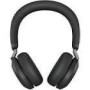 JABRA Evolve2 75 Headset on-ear Bluetooth wireless active noise cancelling USB-C noise isolating black with charging stand MS Te