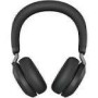 JABRA Evolve2 75 Headset on-ear Bluetooth wireless active noise cancelling USB-C noise isolating black Certified for Microsoft T