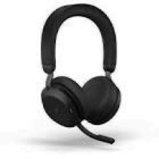 JABRA Evolve2 75 Headset on-ear Bluetooth wireless active noise cancelling USB-A noise isolating black Certified for Microsoft T