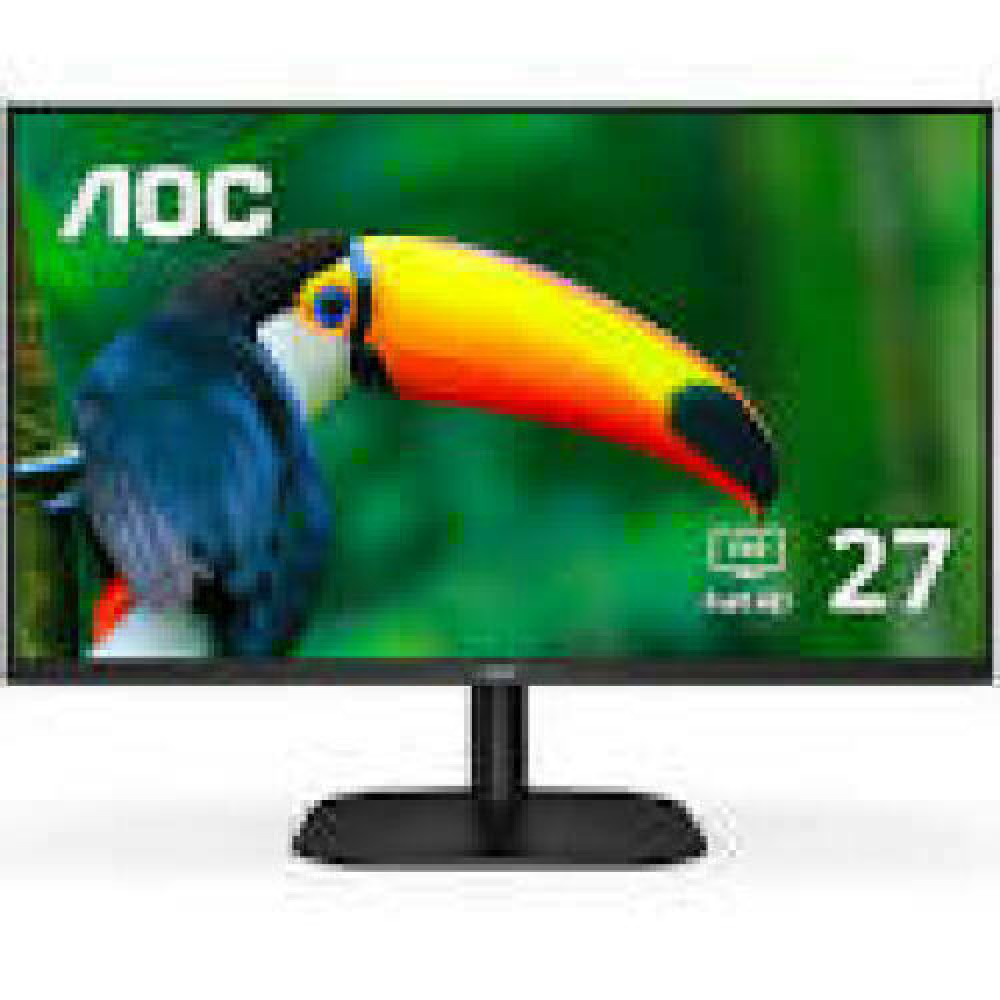 AOC 27B2H 27inch Full HD IPS Monitor 3-Sided Frameless & Ultra Slim Design HDMI and VGA inputs Lowblue Mode VESA Compatible