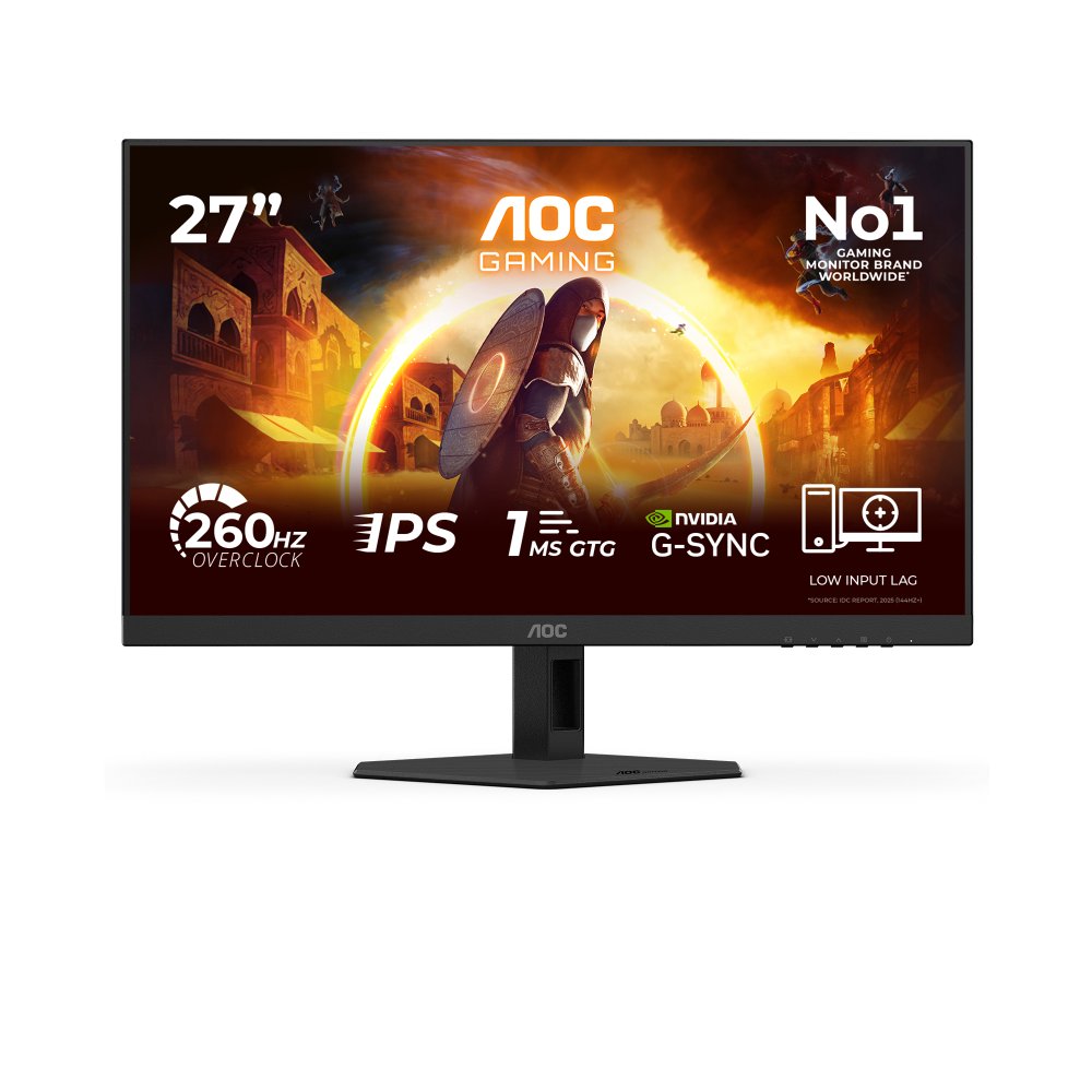 AOC 27G4ZRE Gaming 27inch 16:9 Fast IPS 260Hz 1920x1080 HDMI 2.0 DP 1.4