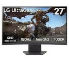 LG 27GS60QC-B.AEUQ 27inch UltraGear 1000R gebogen Gaming Monitor QHD 1ms GtG 180Hz