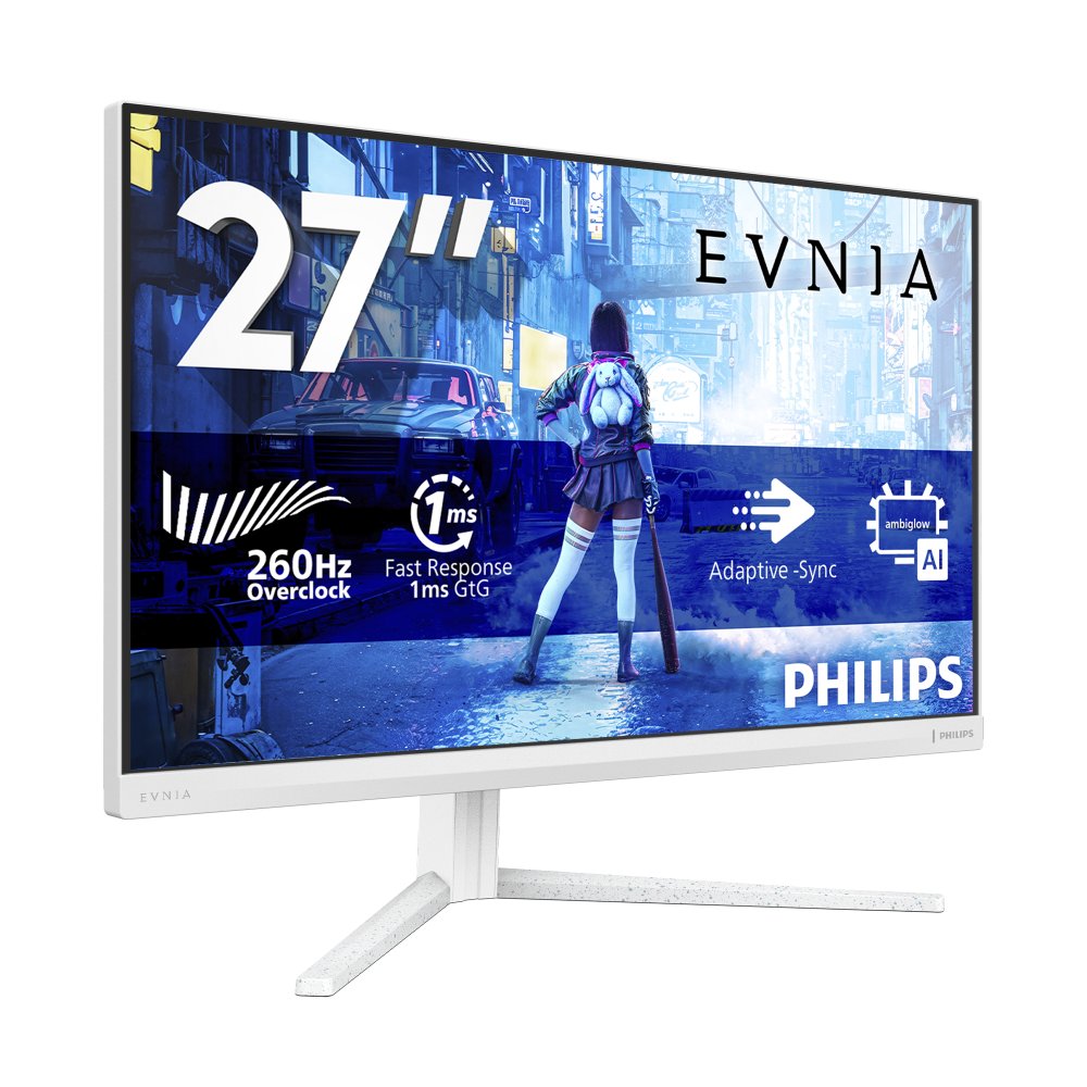PHILIPS 27M2N5201P/00 27inch Fast IPS 260Hz 300cd 2.0x2 DisplayPort 1.4x1 Pivot Swivel Height adj