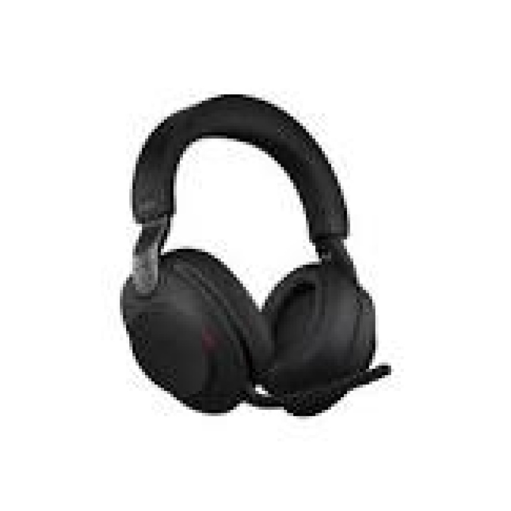JABRA Evolve2 85 UC Stereo Headset full size Bluetooth wireless wired active noise cancelling 3.5 mm jack noise isolating black
