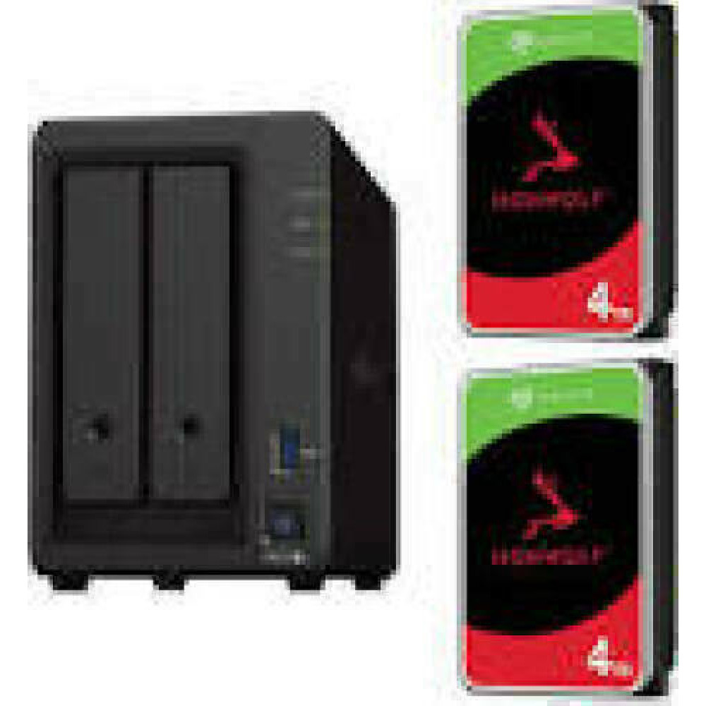 Bundle SEAGATE 2x ST4000VN006 4TB HDD + SYNOLOGY DS723+
