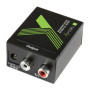 TECHLY 301139 Digital Toslink SPDIF Coaxial audio to analog L/R RCA converter adapter