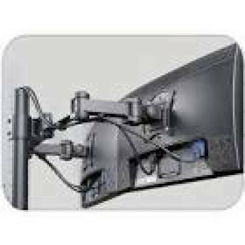 TECHLY 301740 Double twin desk LED/LCD monitor arm 13-27 2x10kg adjustable