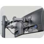 TECHLY 301740 Double twin desk LED/LCD monitor arm 13-27 2x10kg adjustable