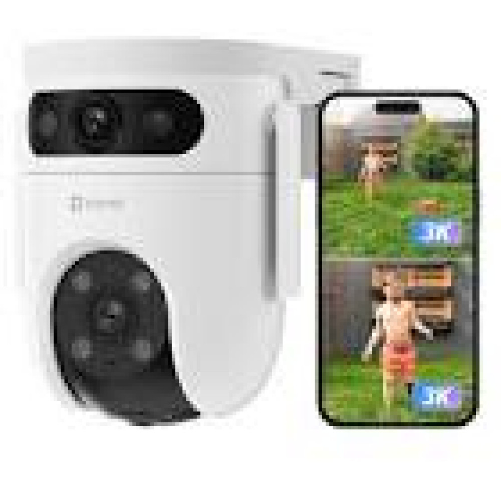EZVIZ H9C 5MP+5MP Outdoor Pan Tilt 360 Panoramic Dual Lens Wi-Fi Camera