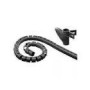 TECHLY 306417 Techly Fixible cable cover 25m 25mm diameter black