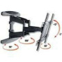 TECHLY 308886 Wall mount for TV LCD/LED/PDP 40-80 50 kg VESA full motion black