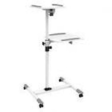 TECHLY 309593 Universal projector / notebook trolley with two shelves white