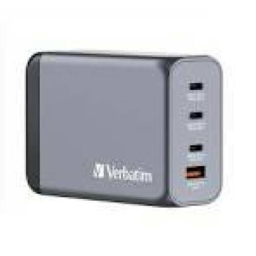 VERBATIM Charger GNC-240 GaN with 4 Port 240W USB A/C EU/UK/US