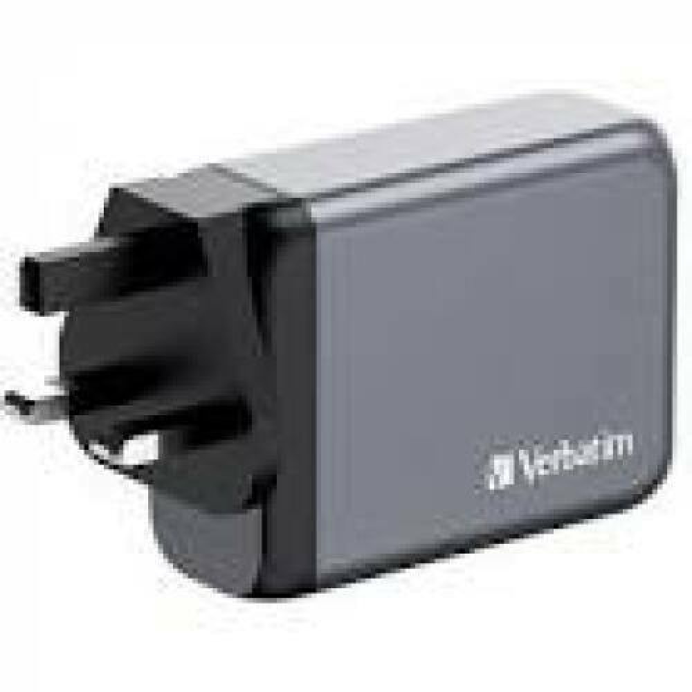 VERBATIM Charger GNC-240 GaN with 4 Port 240W USB A/C EU/UK/US