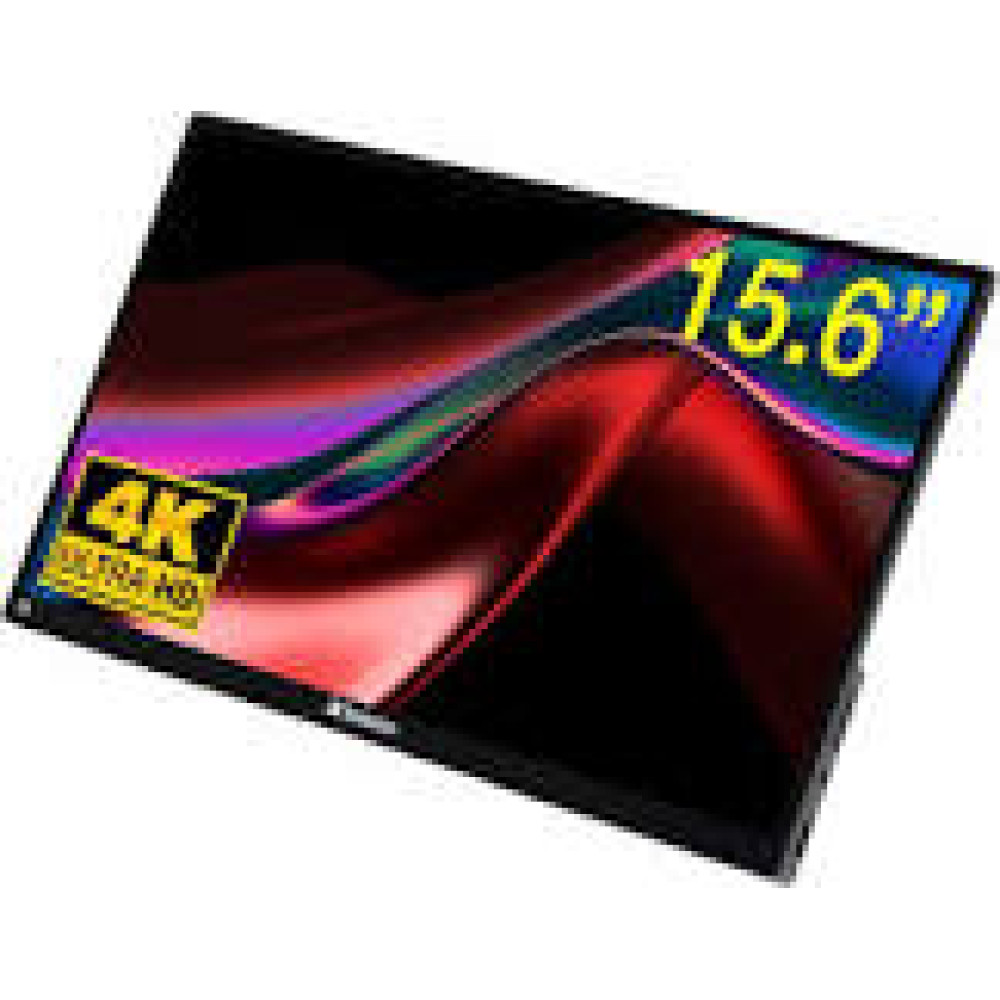 VERBATIM PMT-15 4K Portable Touchscreen Monitor 15.6inch 4K Ultra HD Metal Housing