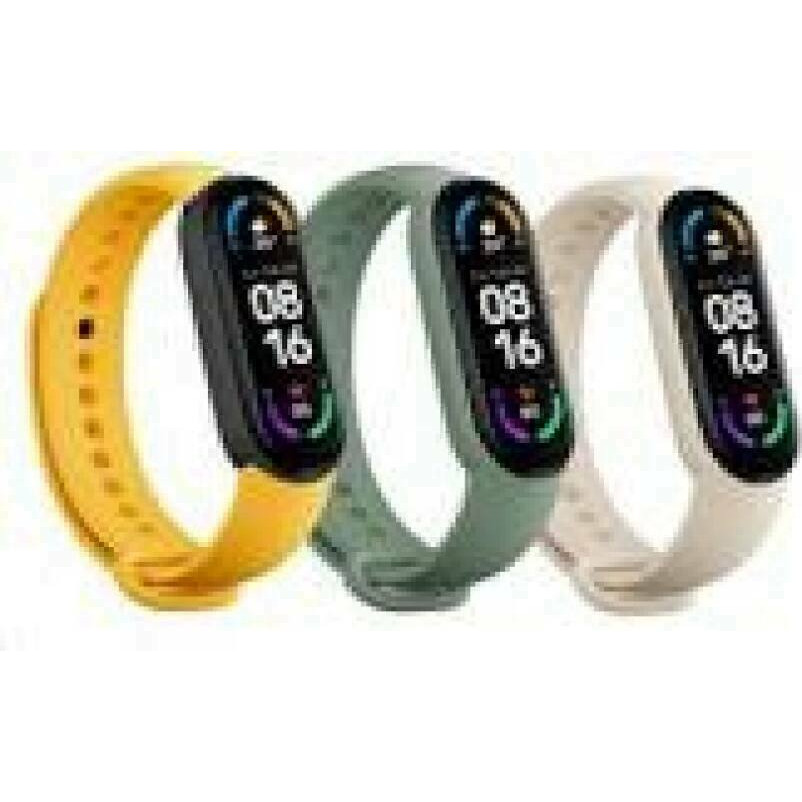 XIAOMI Mi Smart Band 6 Strap 3 pack Ivory/Olive/Yellow