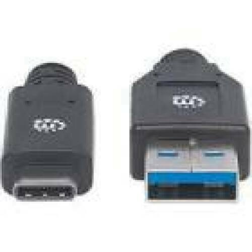 MANHATTAN USB 3.1 Gen 1 Device Cable 3m Type-A Male to Type-C Male 5 Gbps Black