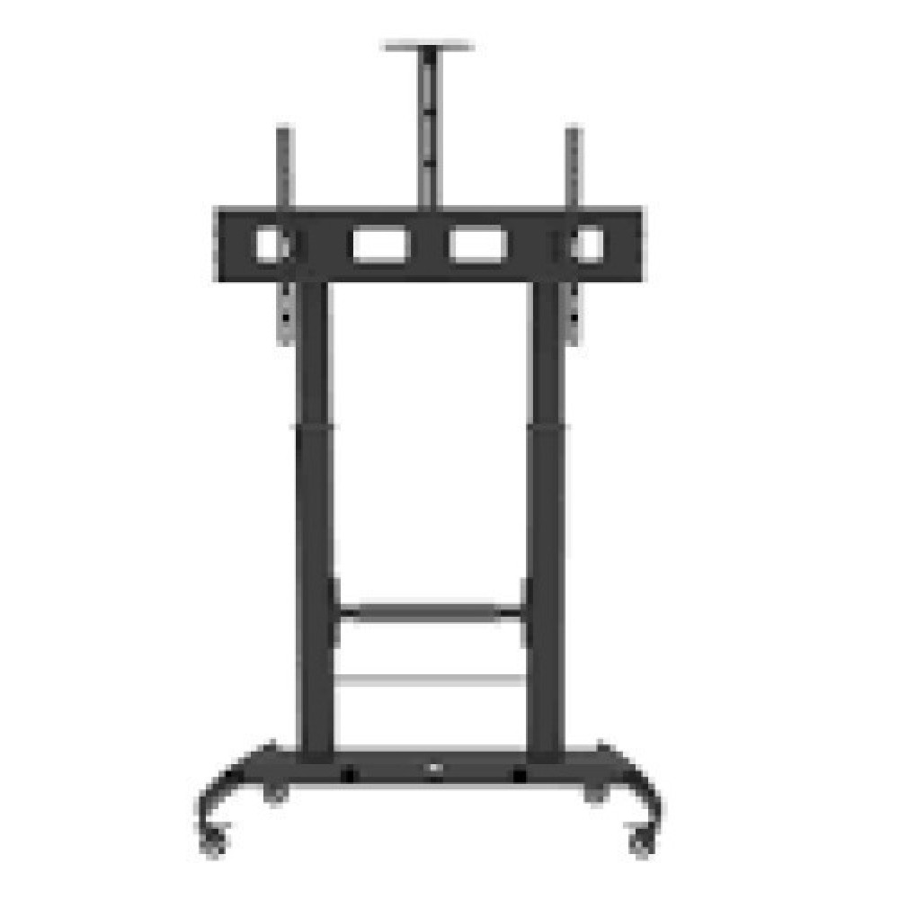 TECHLY Floor Stand Height Adjustable 2 Shelves LCD / LED 52-110inch