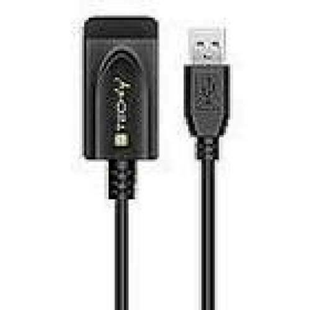 TECHLY Active Extension Cable USB Hi Speed 20m Black