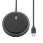 TECHLY Omnidirectional USB Conference Microphone with Mute Button
