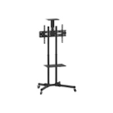 TECHLY Floor Trolley with Shelf for LCD / LED / Plasma TV 37-70inch