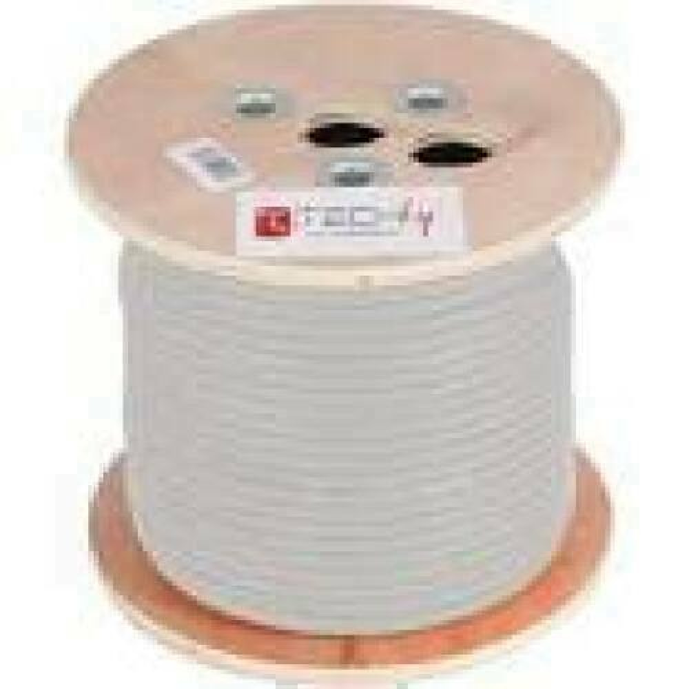 TECHLY F/UTP Hank Cable Cat.5E Copper 305m Solid Gray