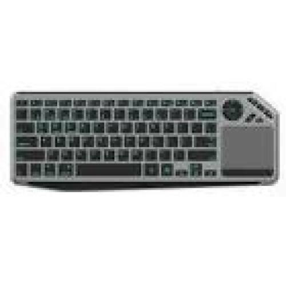 TECHLY Bluetooth Wi-Fi 2.4 GHz Dual Mode Keyboard for Smart TV Backlit with Touchpad