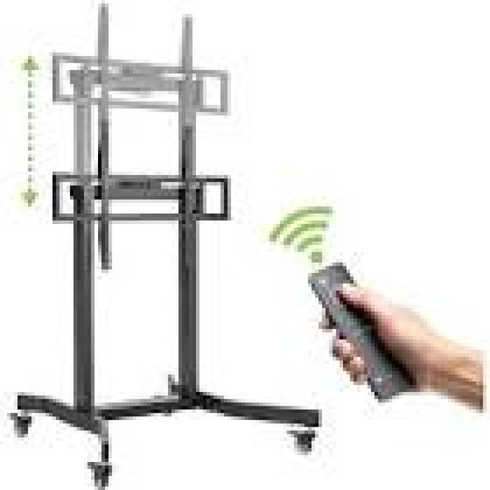 TECHLY Motorized TV Stand with Adjustable Height for TVs from 55inch to 100inch and Remote Control