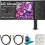 LG 38WQ88C-W 38inch QHD+ IPS Curved UltraWide Monitor HDMI DP USB-C