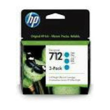 HP 712 3-Pack 29-ml Cyan DesignJet Ink Cartridge
