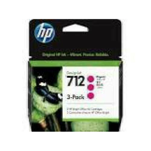HP 712 3-Pack 29-ml Magenta DesignJet Ink Cartridge