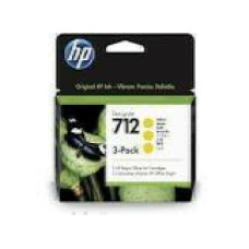 HP 712 3-Pack 29-ml Yellow DesignJet Ink Cartridge
