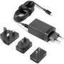 LENOVO 65W USB-C AC Travel Adapter 4 interchangeable plugs US EU AU UK