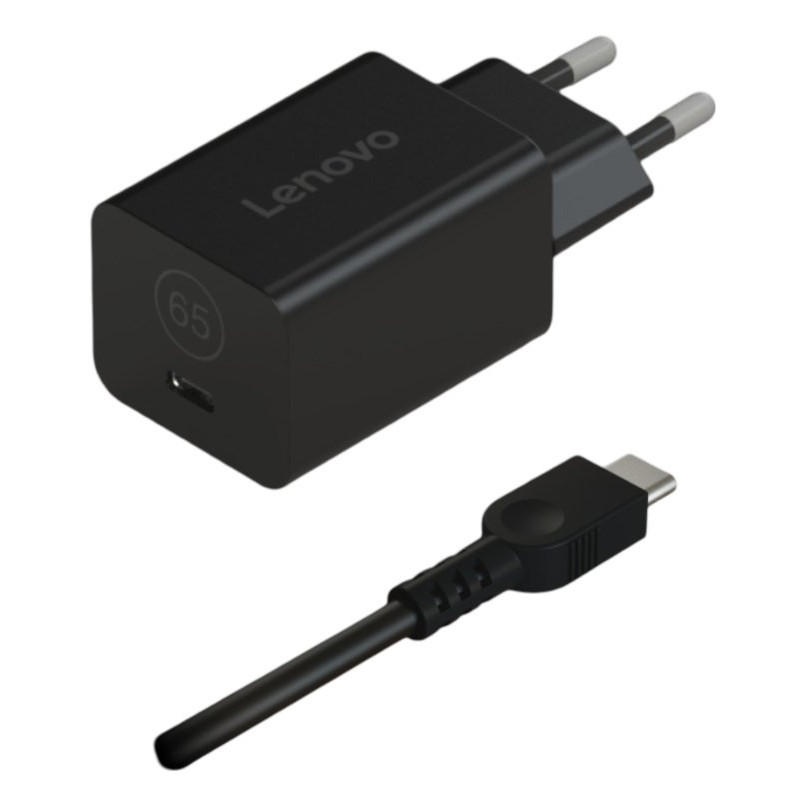 LENOVO Nano Power adapter GaN 65Watt USB-C black Europe