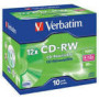 VERBATIM CD-RW 80 min. / 700MB 8x 10-pack jewelcase